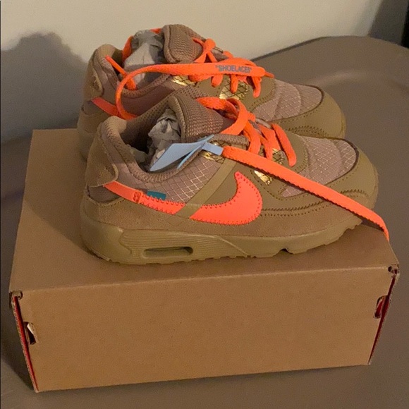 Children’s Nike Max 90 BT size 9c OFF-WHITE - Picture 2 of 5